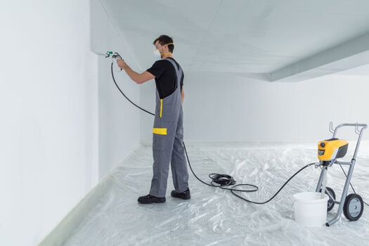 Gépi festés és glettelés